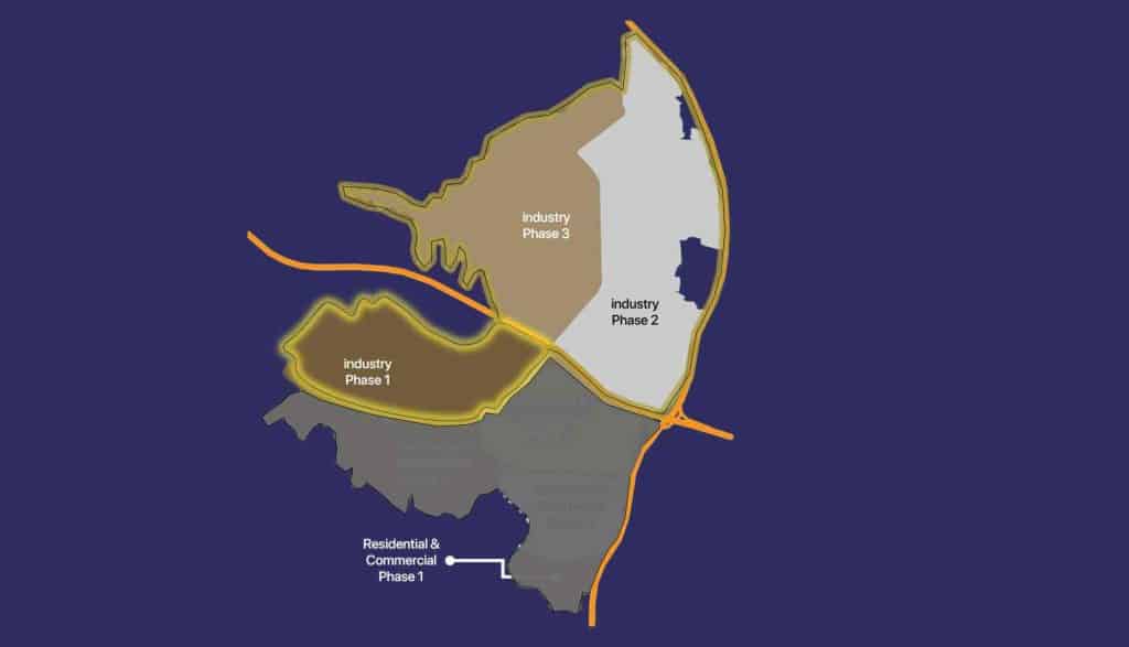 Development of Industrial Area Phase 1 Started